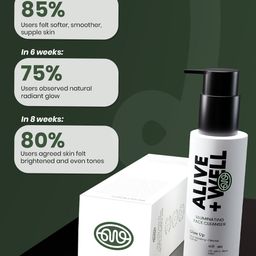 Alive & Well Glow Up Illumination Face Cleanser - 100 ml image 3