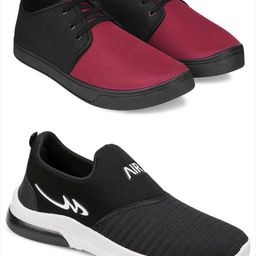 Spotwalk Men Set Of 2 Running Shoes-image-91