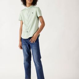 One Friday Boys Comfort Opaque Formal Shirt-image-98