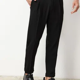 Trendyol Men Pleated Trousers-image-96