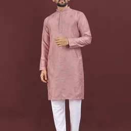 BALAJI CREATION Men Pink Kurtas-picture-37