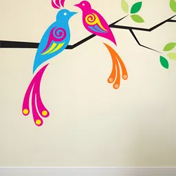 LANSTICK Blue & Pink Printed Matte-Finished Splash-Proof Eco-Friendly Wallpaper-picture-22