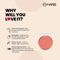 MARS Flush Of Love Highly Pigmented Matte Blusher 8g - Shade 07 image 5