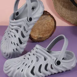 Kook N Keech Men Grey EVA Clogs-picture-54