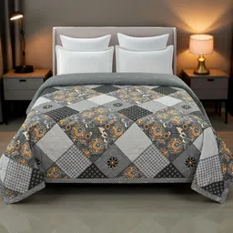 IVAZA Black AC Room Double Bed Microfibre Comforter-image-93