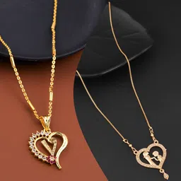 Boghra Sales Set Of 2 Gold-Plated Alloy Cubic Zirconia Chain-4