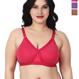 Boleem Women Pack Of 3 Full Coverage Bra-picture-18
