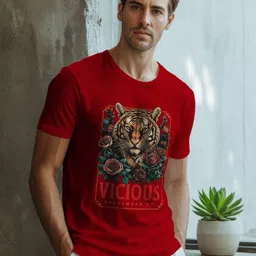 GRACE & JACK Graphic Printed Round Neck Short Sleeves Regular Fit Casual T-Shirt-picture-16