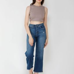 Moda Rapido Women Round Neck Sleeveless Waist Tie-Ups Cotton Crop Top-picture-10