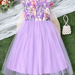 INCLUD Floral Print Flared Sleeve Fit & Flare Dress-image-66
