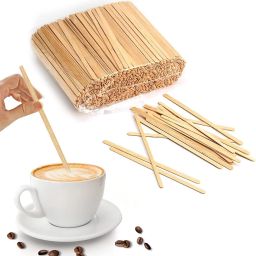 500 Disposable Coffee Stir Sticks, DIY Crafts (4.3inch/11 CM)| Pack Of 500 Disposable Wooden Coffee Spoon Set-23