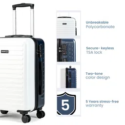 Assembly Textured 360 Degree Rotation Hard Large-Sized Trolley Bag 85L image 4