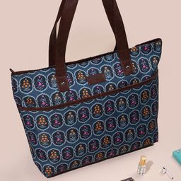 Happening Hippo Floral Printed Bucket Handheld Bag-10