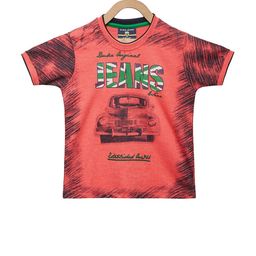 Duke Boys Red Printed Round Neck T-shirt-image-99