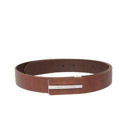 Louis Philippe Men Brown Solid Leather Belt-picture-35
