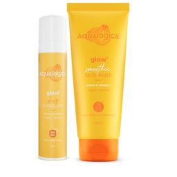 Aqualogica Everyday Glow+ Combo - Dewy Sunscreen 50g & Smoothie Face Wash 100ml-46