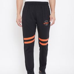 ACTIMAXX Men Black Solid Tapered Fit Fashion Track Pants-image-74