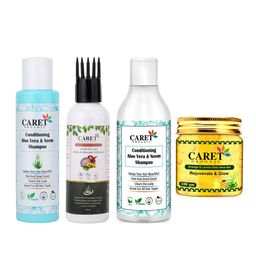 CARET ORGANIC Shampoo, Red Onion Seed Hair Oil, Aloe Vera Gel-image-26