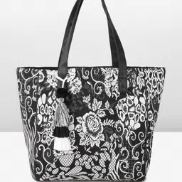 Anouk Floral Shopper Tote Bag with Tasselled-image-19