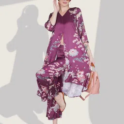 Dora Dori Floral Printed Tunic With Palazzo-picture-36