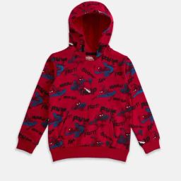 Pantaloons Junior Red Printed Full Sleeves Sweatshirt-image-98