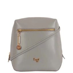 Baggit Office Grey PVC Solid Backpack - 5.16 Ltrs-24