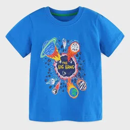 LULU & SKY Boys Printed Pure Cotton Applique T-shirt-picture-19