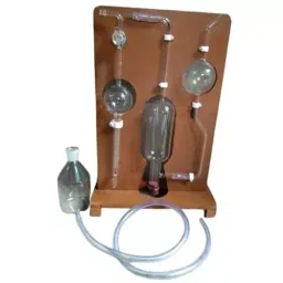 ABGIL Oxygen Determination Assembly 100 mm Bulb Diameter Fitted on Wooden Stand, ADO-68-01-41