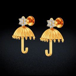 Joyalukkas Gold 22K Sunbrella Stud Earrings for Women-image-68