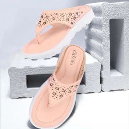 Fausto Women's Pink Thong Sandals-image-53