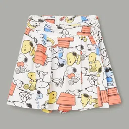 Fame Forever by Lifestyle GirlsCartoon Printed Cotton Knee Length Skirt-picture-18