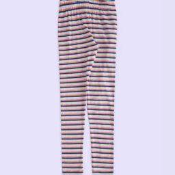 Pantaloons Junior Multicolor Cotton Striped Leggings-image-62