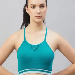 C9 Airwear Blue Full Coverage Sports Bra-picture-38