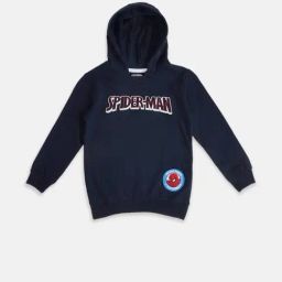 Pantaloons Junior Navy Printed Full Sleeves Sweatshirt-image-21