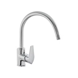 CERA Valentina Single Lever Sink Mixer with Long Swivel Spout and Connection Pipe, F1013551-27