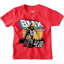 BonOrganik Boys Graphic Printed Round Neck Cotton T-shirt-image-98