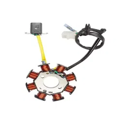 Deutsche Stator/Coil Plate Assembly for Hero Passion Pro, Splendor NXG N/M, HF Deluxe, HF Dawn, HF Deluxe Eco, Passion Pro TR, DEUS-1356D-30