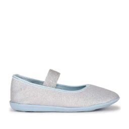 Disney by Bata Kids Silver & Blue Mary Jane Shoes-image-20