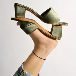 Shoetopia Women's Green Casual Sandals-image-57