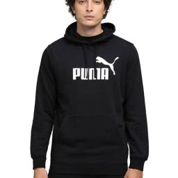 Puma Black No. 1 Logo Essentials Foundation Regular Fit Hoodie-image-72