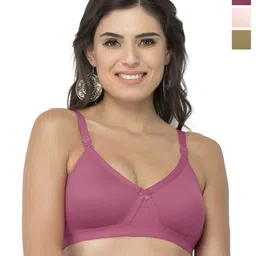 College Girl Pack of 3 Full Coverage Seamless Lightly Padded Minimizer Bra-11