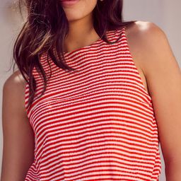 NEXT Seersucker Striped Cotton Blouson Top-image-47