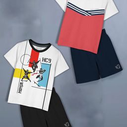 HELLCAT Girls Printed T-shirt with Shorts-51
