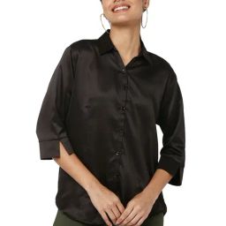 Smarty Pants Black Regular Fit Shirt-image-25