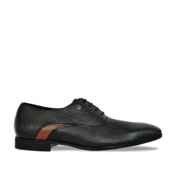 Allen cooper Men's Black Oxford Shoes-image-17