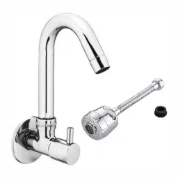 GENERIC Turbo Sink Tap Brass Chrome Finish Silver, FG1063-image-81