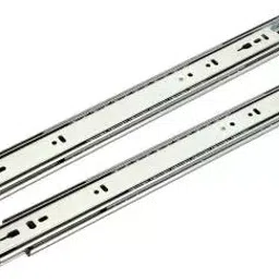 Bonus 250 mm Mild steel Zinc Plated Black Finish Drawer Slide Side Mount-image-56