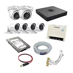 Prama 1MP 2 Dome 4 Bullet CCTV Camera Kit with 8 CH DVR 1TB HDD and 70 m Wire-7