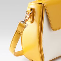 Allen Solly Colourblocked Structured Satchel Bag image 4