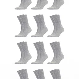 MUKHAKSH Unisex Grey Socks-image-95